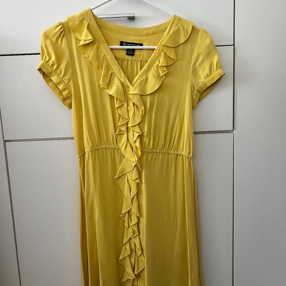 INC Silk  Short Sleeve Dress - Picture 1 of 4